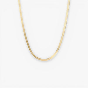 HERRINGBONE gold chain necklace HERRINGBONE gold chain necklace