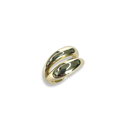 AUDREY gold statement ring