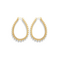 BALI gold oval hoops