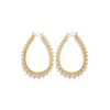 BALI gold oval hoops