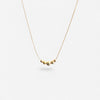 BALLER gold beaded necklace
