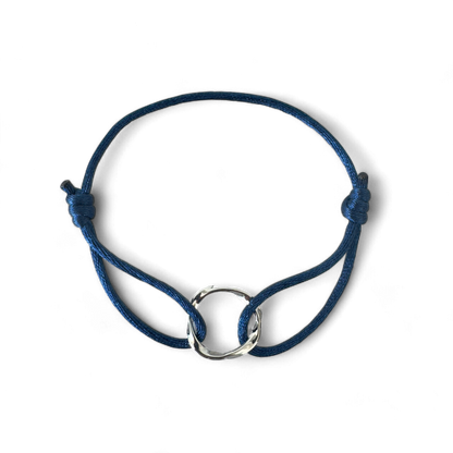 BELLINA silk double knot bracelet