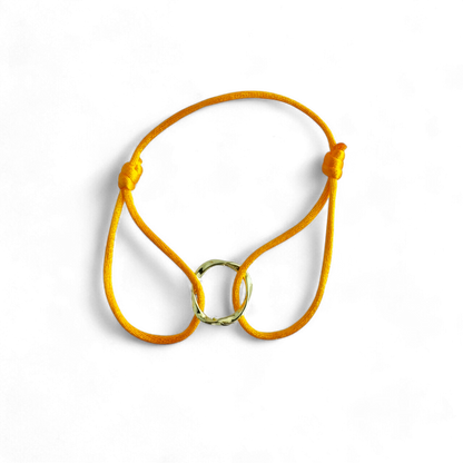 BELLINA silk double knot bracelet