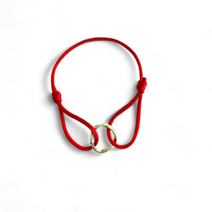 BELLINA silk double knot bracelet