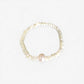 BIANCA white beaded bracelet