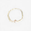 BIANCA white beaded bracelet