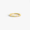 CV CHANNELED stacking ring