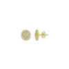 CRYSTAL WHEELS gold + CZ studs