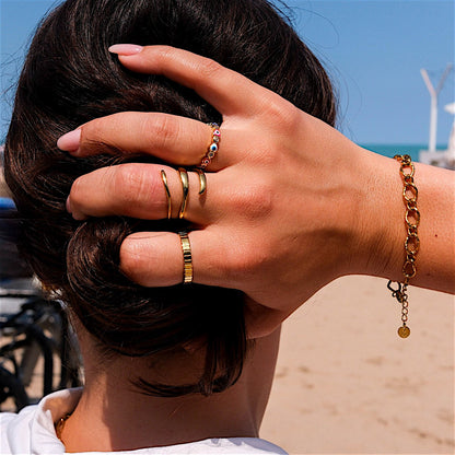 PENELOPE adjustable spiral ring