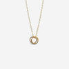 ELORA triple loop gold necklace