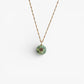 GEMMA Prehnite pendant necklace