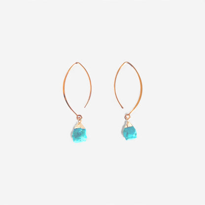 HOOKED gemstone dangles