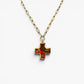 GOLD CROSS chain necklace