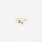 ADINA dainty adjustable ring