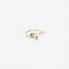 ADINA dainty adjustable ring