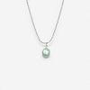 PAIGE silver pearl necklace