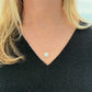 PAIGE silver pearl necklace