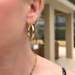 MATTIE chunky gold hoops