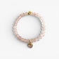 PINK CHAMPAGNE beaded bracelet