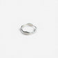 LEA silver wave stacking ring
