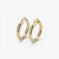 MATTIE chunky gold hoops