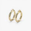 MATTIE chunky gold hoops