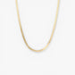 HERRINGBONE gold chain necklace