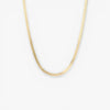 HERRINGBONE gold chain necklace