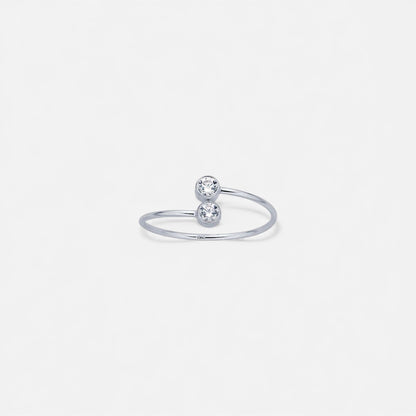 ADINA dainty adjustable ring