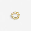 TATUM chunky link cuff ring