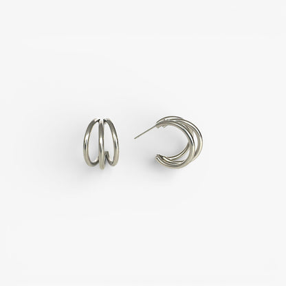 TRIPLE HOOP earrings