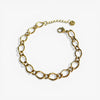 SAM hammered chain bracelet