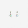 WHITE OPAL drop studs