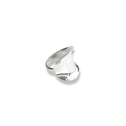 CHLOE saddle silver ring