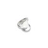 CHLOE saddle silver ring