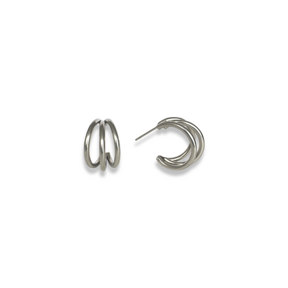 TRIPLE HOOP earrings