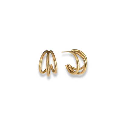 TRIPLE HOOP earrings