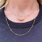 HALEY box chain necklace