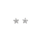 FLOWER BURST CZ stud earrings