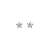 FLOWER BURST CZ stud earrings