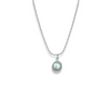 PAIGE silver pearl necklace