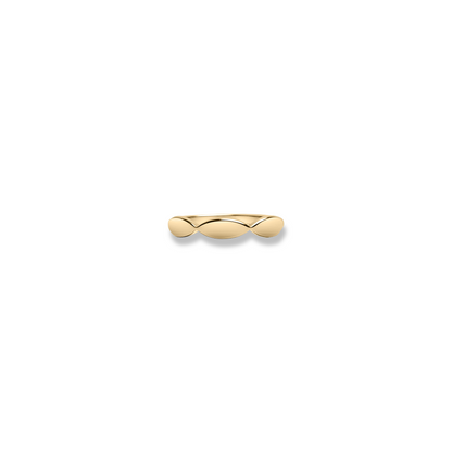 GOLD WAVE stacking ring