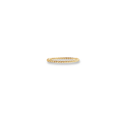 GOLD WEAVEING stacking ring