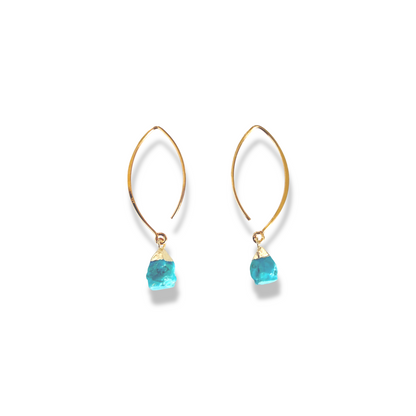 HOOKED gemstone dangles