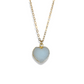 ERZA 2.0 druzy heart necklace
