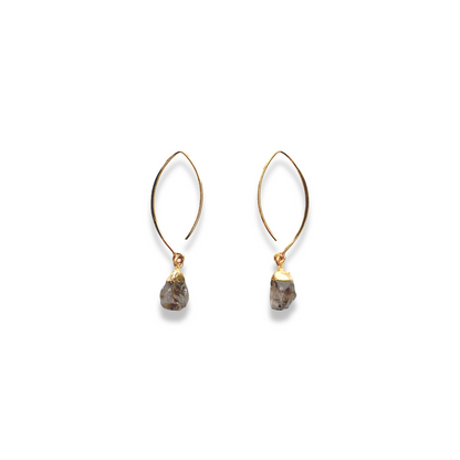 HOOKED gemstone dangles