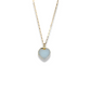 ERZA 2.0 druzy heart necklace