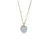 ERZA 2.0 druzy heart necklace