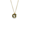 CUTOUT CROSS gold necklace