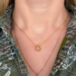 ELORA triple loop gold necklace